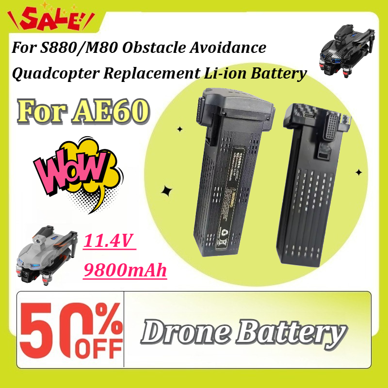 Drone Power Bank - Nieuwe 11.4V 9800mAh Oplaadbare Drone Batterij